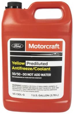 Motorcraft 1 Gallon Yellow 50/50 Antifreeze/Coolant - Image 1