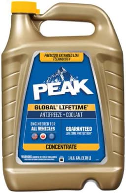 Peak 1 Gallon Amber Concentrate Antifreeze/Coolant - Image 1