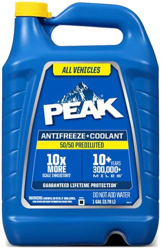 Peak 1 Gallon Yellow 50/50 Antifreeze/Coolant