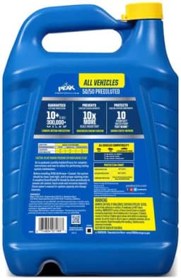 Peak 1 Gallon Yellow 50/50 Antifreeze/Coolant - Image 2
