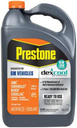 Prestone 1 Gallon Orange 50/50 DEX-COOL Antifreeze/Coolant - Image 1