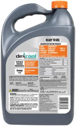 Prestone 1 Gallon Orange 50/50 DEX-COOL Antifreeze/Coolant - Image 2