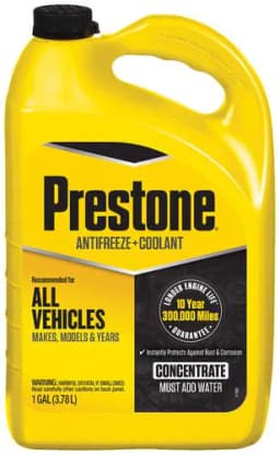 Prestone 1 Gallon Yellow Concentrate Antifreeze/Coolant - Image 1