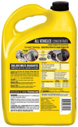 Prestone 1 Gallon Yellow Concentrate Antifreeze/Coolant - Image 2