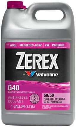 Zerex 1 Gallon Pink, Purple 50/50 Antifreeze/Coolant - Image 1