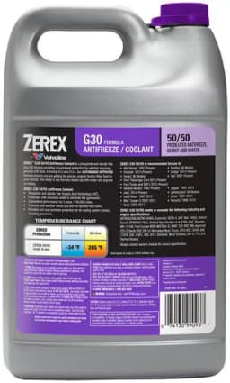Zerex 1 Gallon Purple 50/50 Antifreeze/Coolant - Image 2
