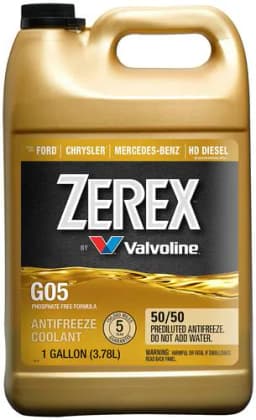 Zerex 1 Gallon Yellow 50/50 Antifreeze/Coolant - Image 1