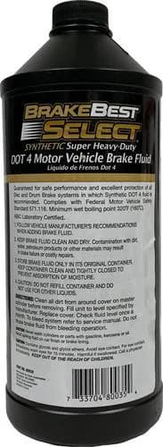 BrakeBest 1 Quart DOT 4 Brake Fluid - Image 2