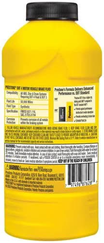 Prestone 12 Ounce DOT 4 Brake Fluid - Image 2