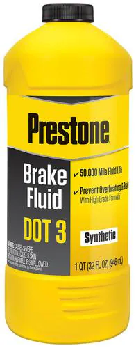 Prestone 32 Ounce DOT 3 Brake Fluid - Image 1