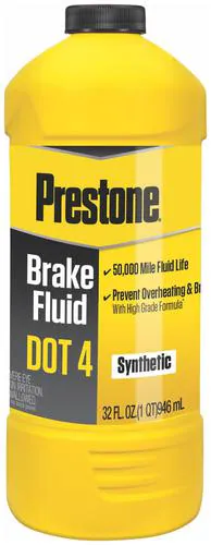 Prestone 32 Ounce DOT 4 Brake Fluid - Image 1