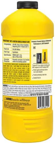 Prestone 32 Ounce DOT 4 Brake Fluid - Image 2