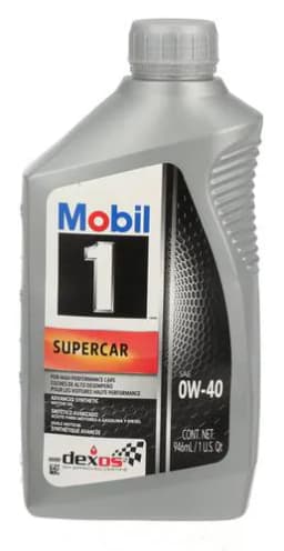 Mobil 1 Full Synthetic Motor Oil 0W-40 1 Quart - Image 1