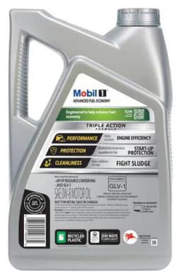 Mobil 1 Full Synthetic Motor Oil 0W-8 5 Quart - Image 2