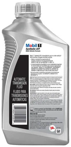 Mobil 1 Synthetic A/T Fluid Dexron, Mercon 1 Quart - Image 2