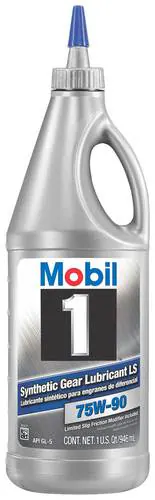 Mobil 1 Synthetic Gear Oil 75W-90 1 Quart - Image 1