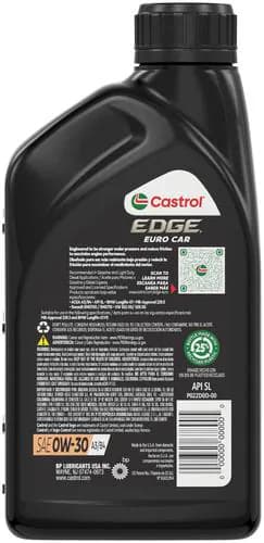 Castrol Edge Full Synthetic Motor Oil 0W-30 1 Quart - Image 2