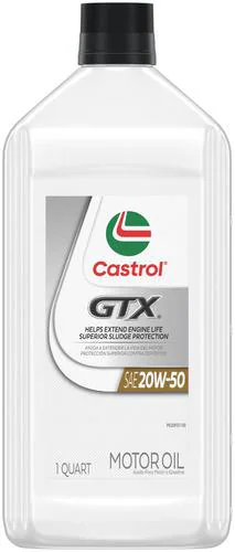 Castrol GTX Conventional Motor Oil 20W-50 1 Quart - Image 1