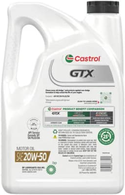 Castrol GTX Conventional Motor Oil 20W-50 5 Quart - Image 3