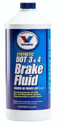 Valvoline 32 Ounce DOT 3, DOT 4 Brake Fluid