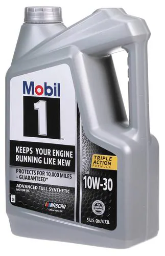 Mobil 1 Advanced Full Synthetic Motor Oil 10W-30 5 Quart